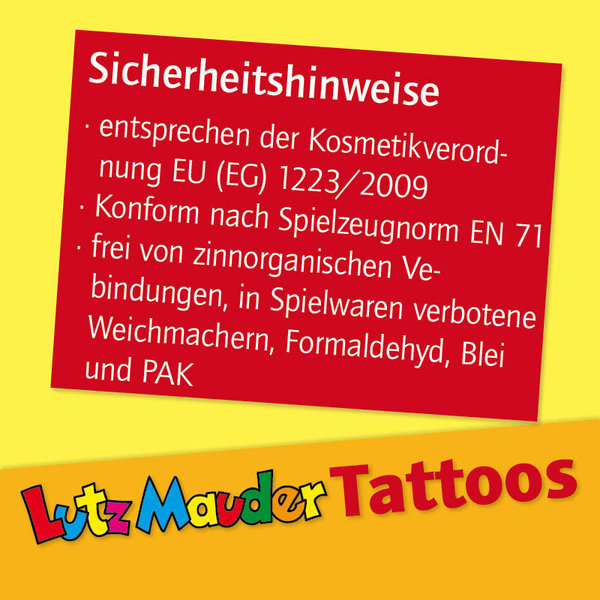 Pferde Tattoos - Mini-Tattoo-Set Mein Ponyhof von Lutz Mauder
